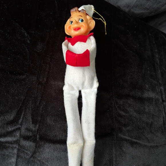 Vintage, whimsical Christmas Elf, 12” long - Picture 7 of 8